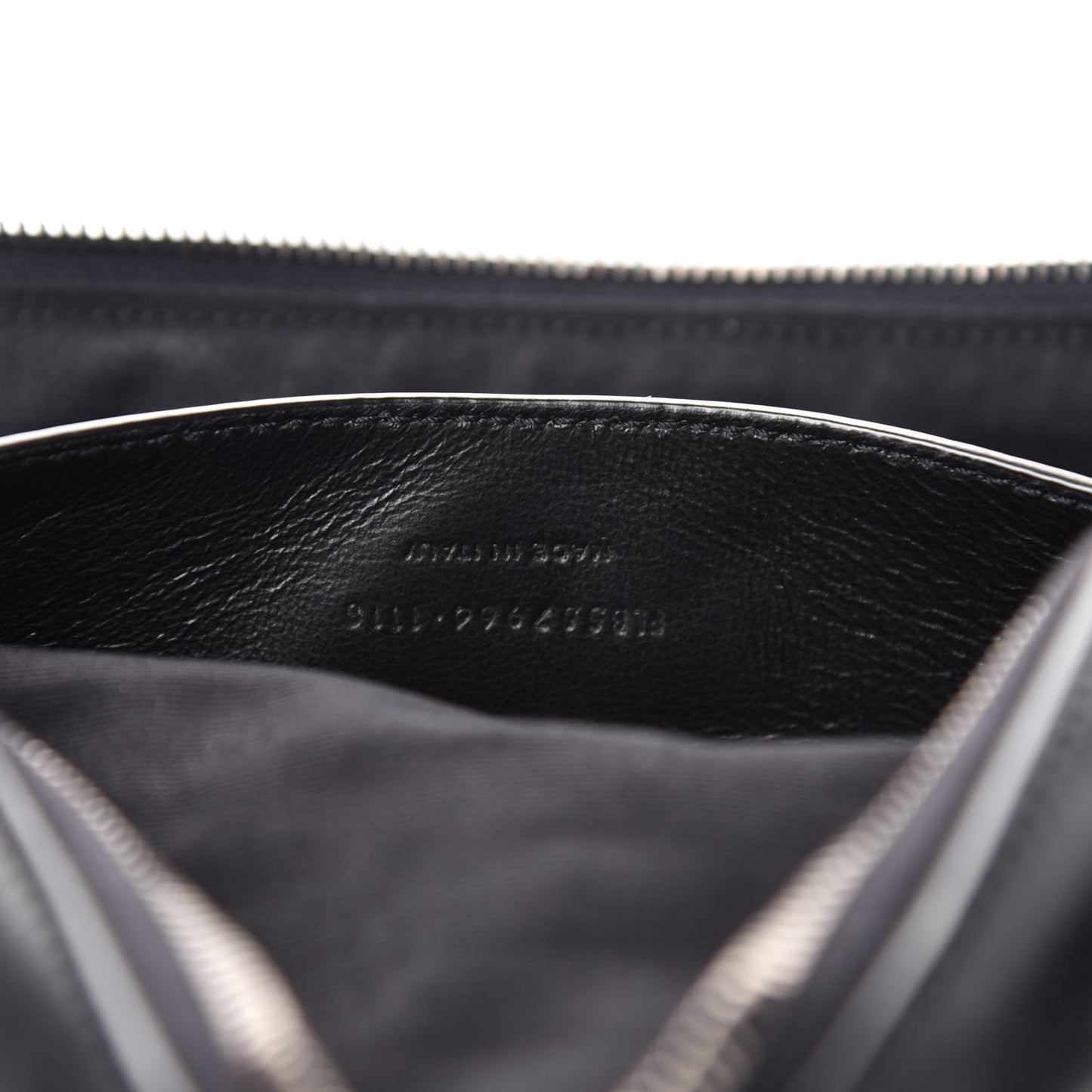 Lambskin Subway Belt Bag Black