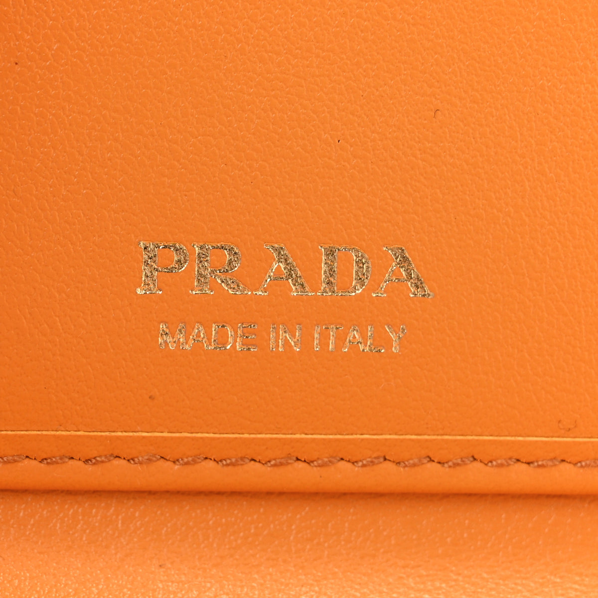 Calfskin Small Triangle Wallet Ambra