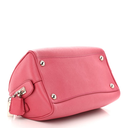 Prada Saffiano Lux Convertible Bowler Peonia 4 of 13