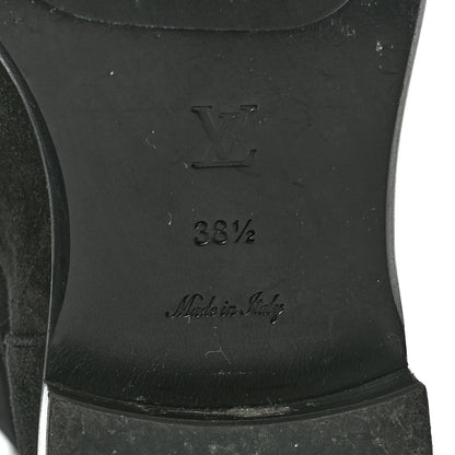 Louis Vuitton Suede Crossroads High Boot 38.5 Black 6 of 11