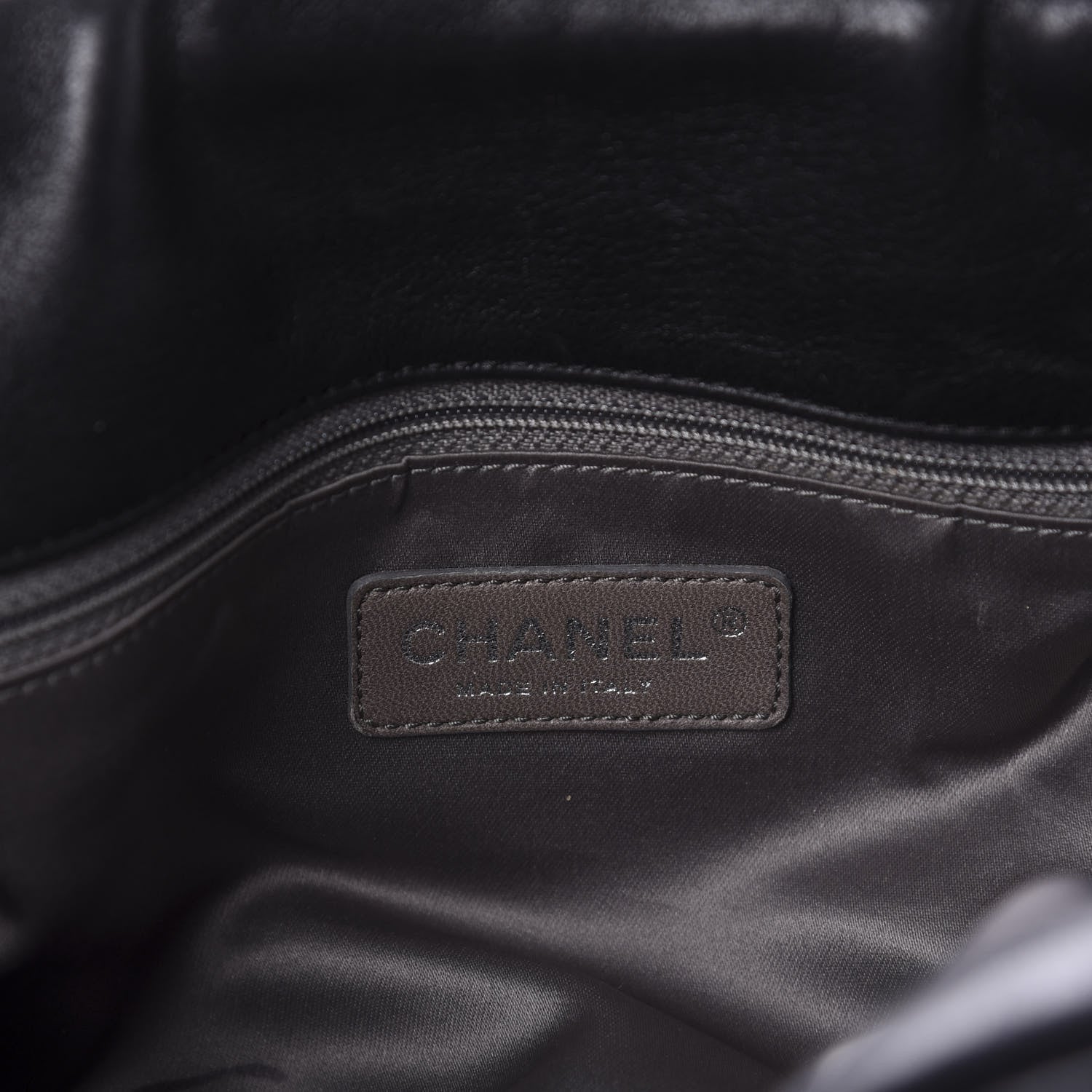Chanel Iridescent Calfskin Bubble Quilt Hobo Black 8 of 10