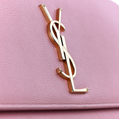 Saint Laurent Grain De Poudre Classic Monogram Cassandre Clutch Pink 5 of 5