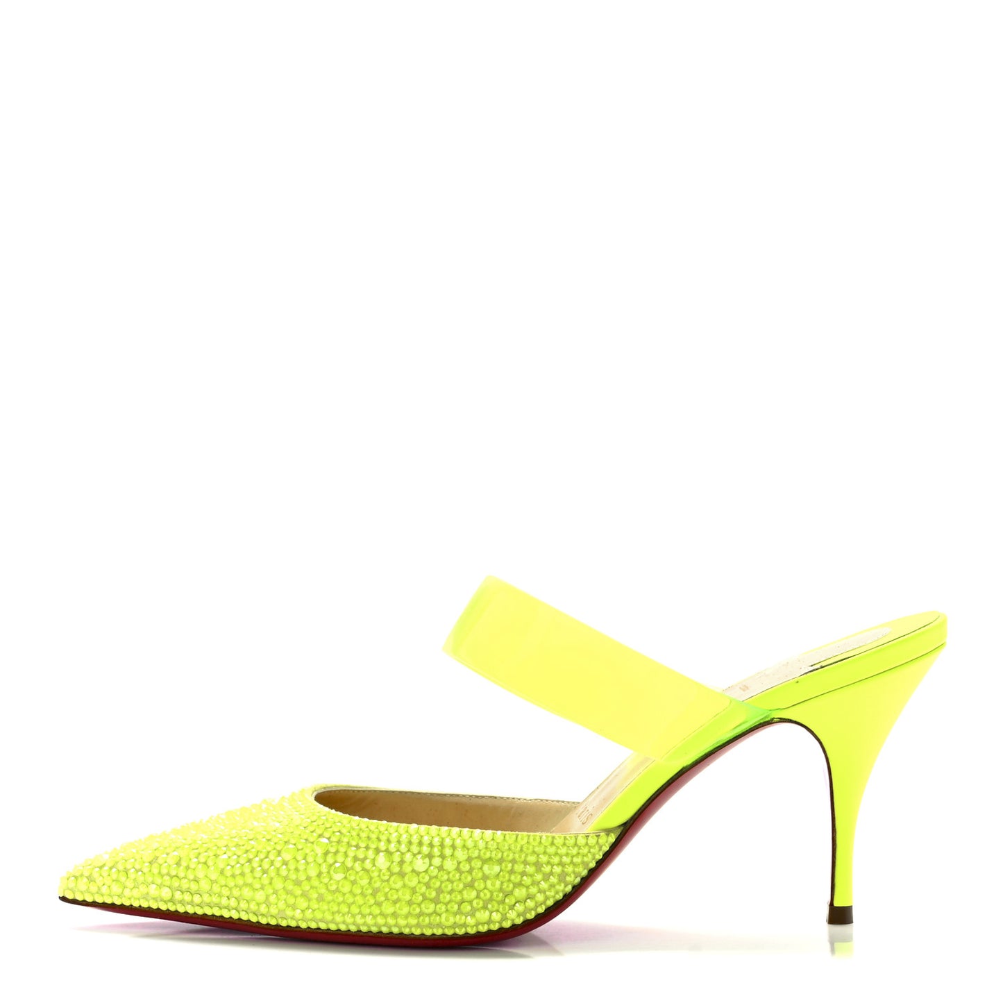 Suede PVC Fluo Matt Choc PVC Strass 80 Pumps 37 Sulfure