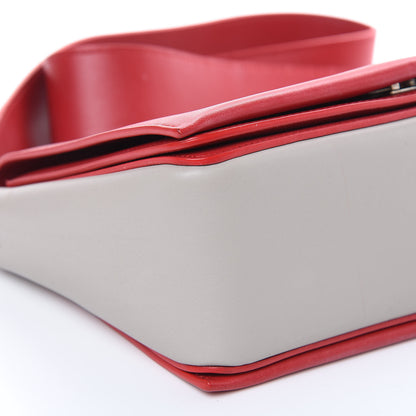 Celine Shiny Smooth Calfskin Medium Frame Shoulder Bag Poppy Red Clay 7 of 15