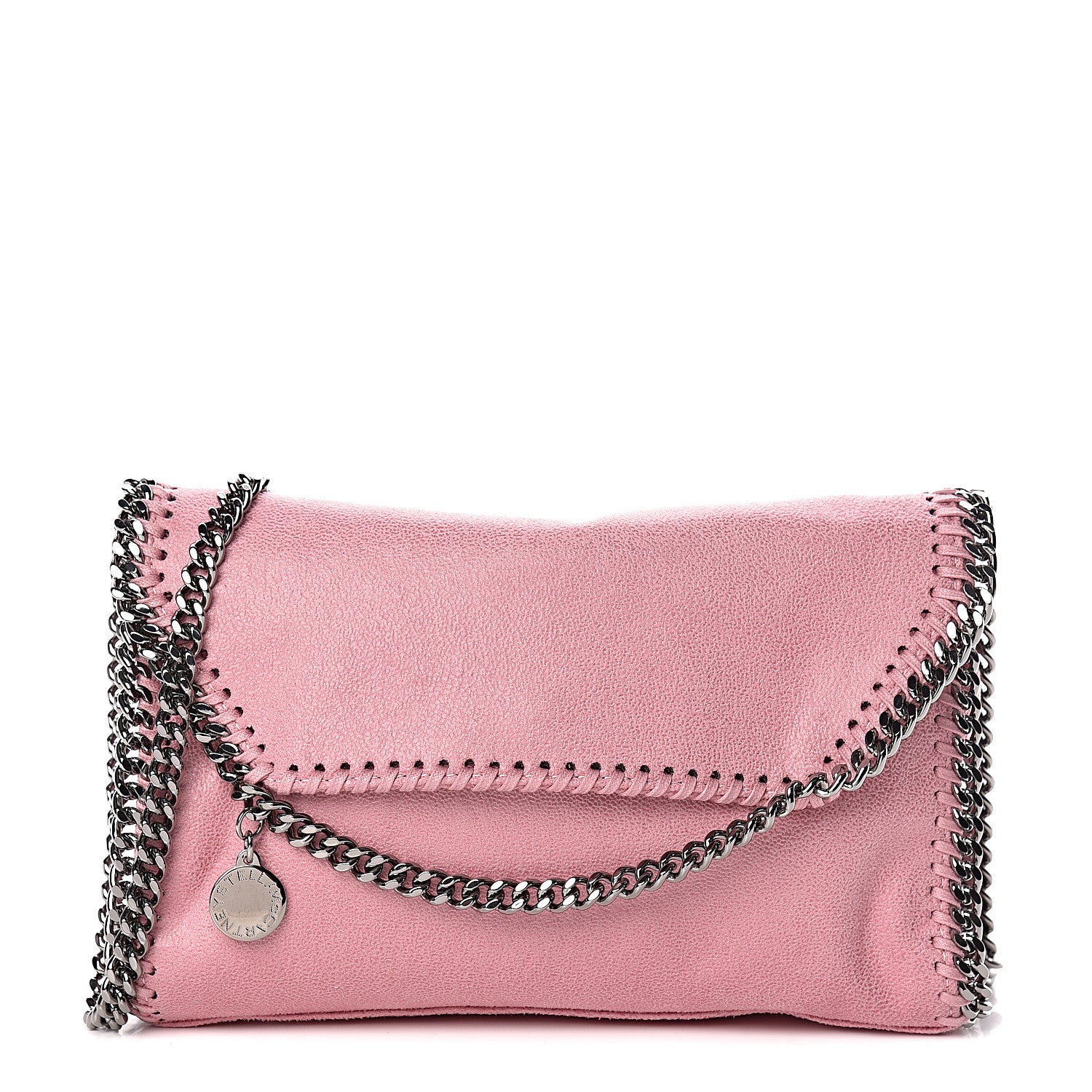 Stella McCartney Shaggy Deer Mini Falabella Shoulder Bag Pink 1 of 10