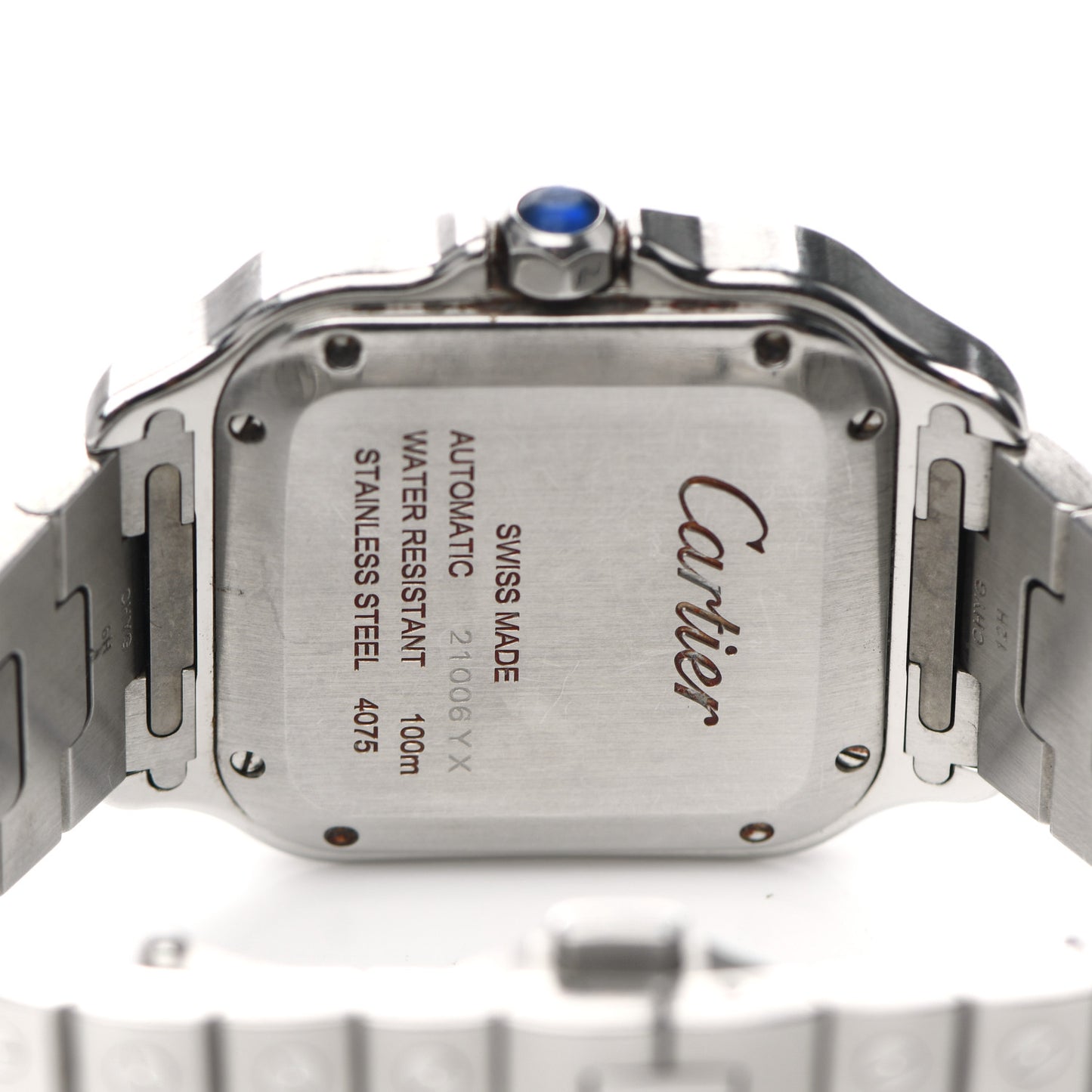 Stainless Steel 35mm Santos de Cartier Automatic Watch