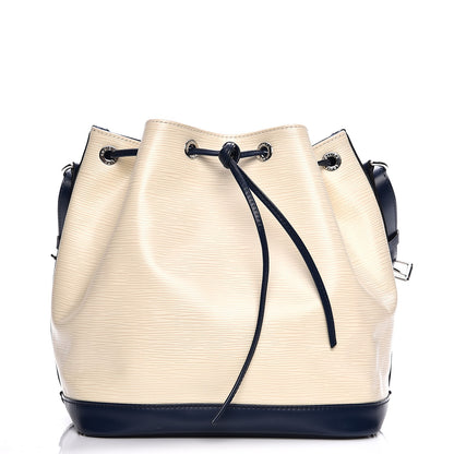Louis Vuitton Epi Petit Bi-Color Noe Ivory Indigo 1 of 7