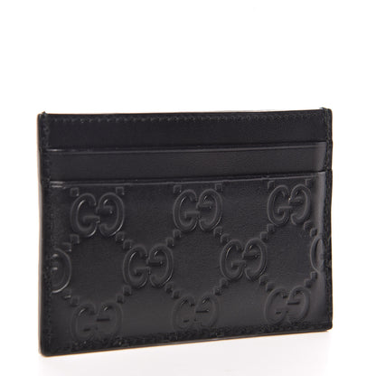 Gucci Guccissima Card Holder Black 3 of 7