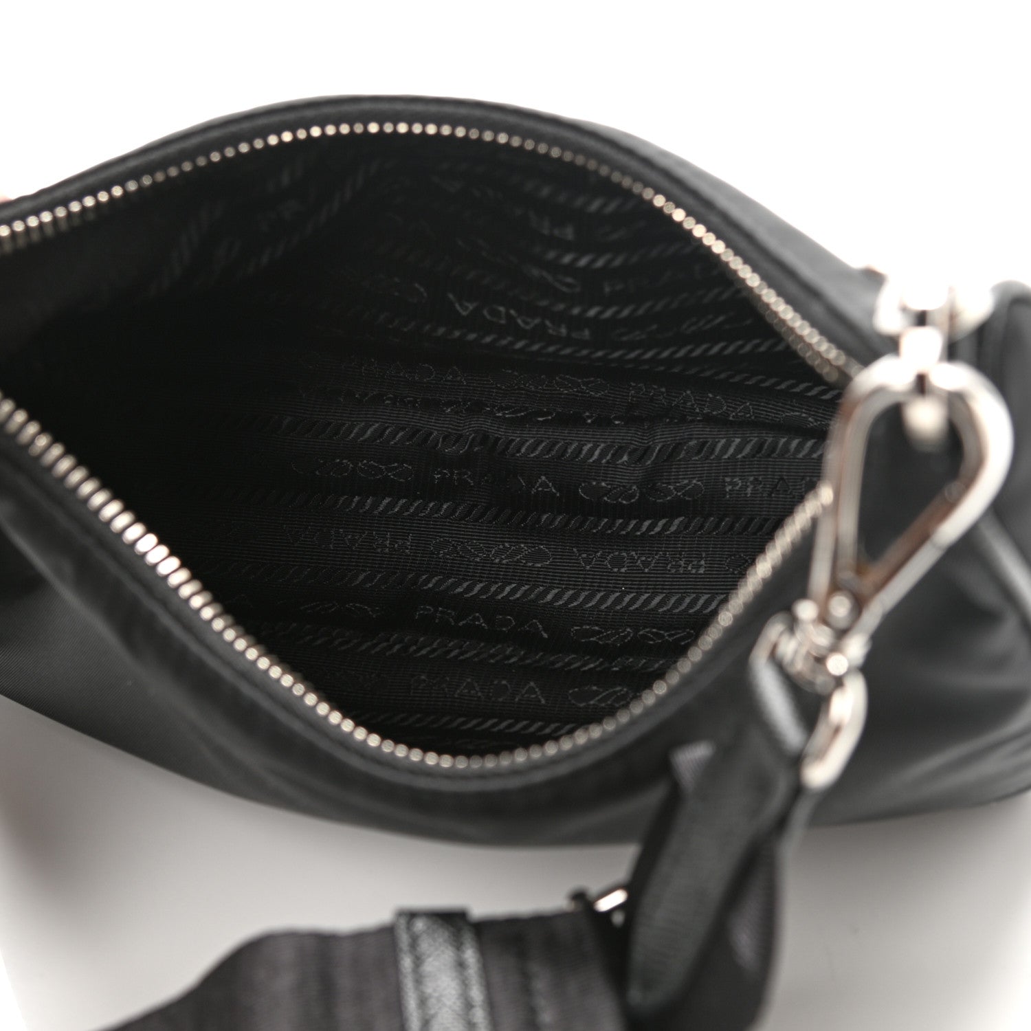 Prada Nylon Re-Edition 2005 Shoulder Bag Black 5 of 10
