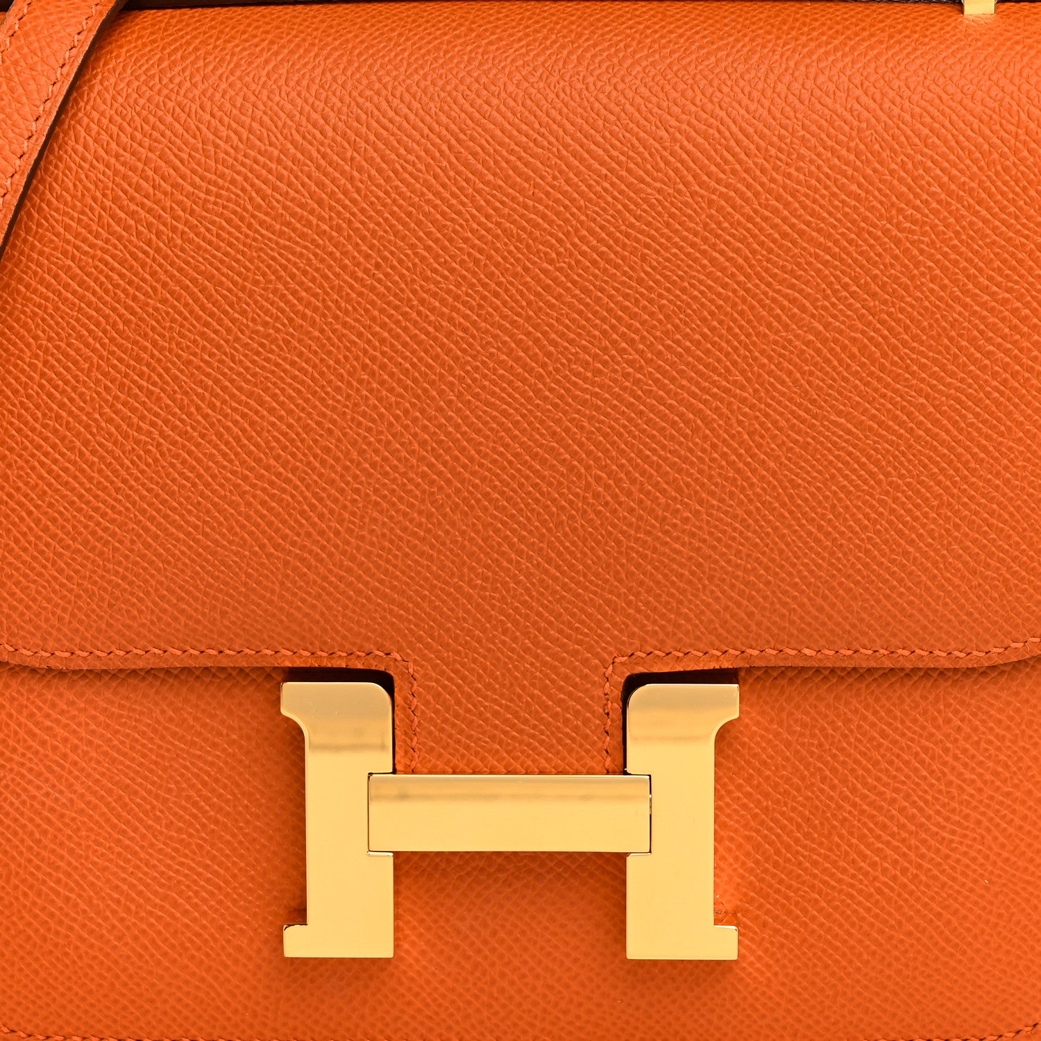 Hermes Epsom Constance 18 Orange 9 of 12