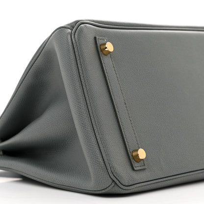 Hermes Epsom Birkin 30 Vert Amande 9 of 14