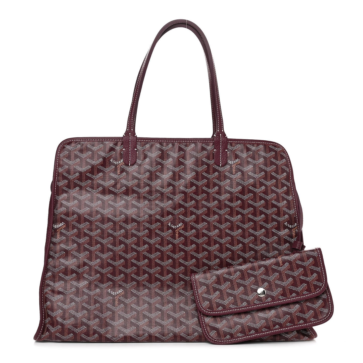 Goyardine Sac Hardy Pet Carrier PM Burgundy