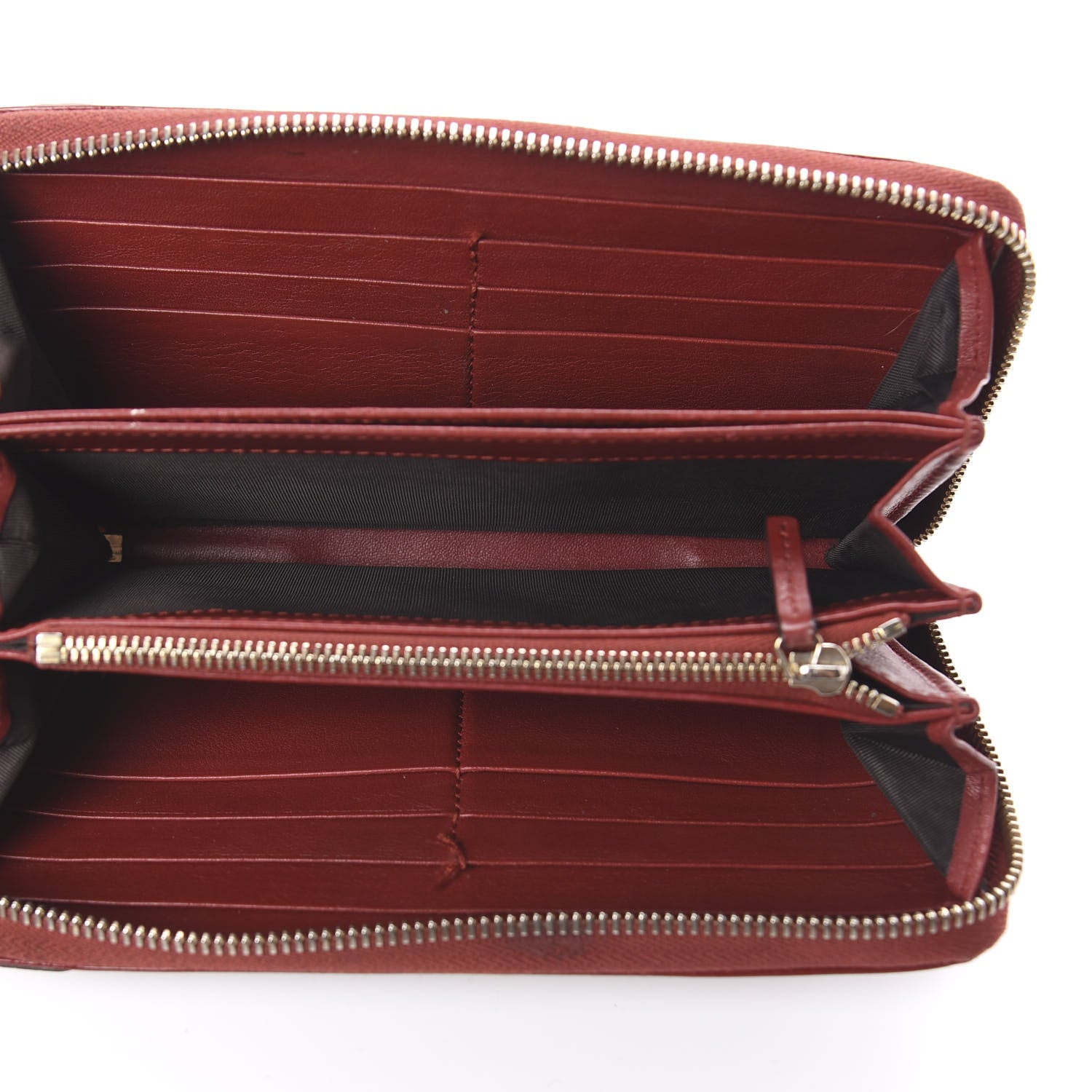 Gucci Patent Microguccissima Zip Around Wallet Rose Bed 4 of 6
