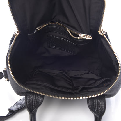 Alexander Wang Pebbled Lambskin Rockie Black Pale Gold Hardware 5 of 10
