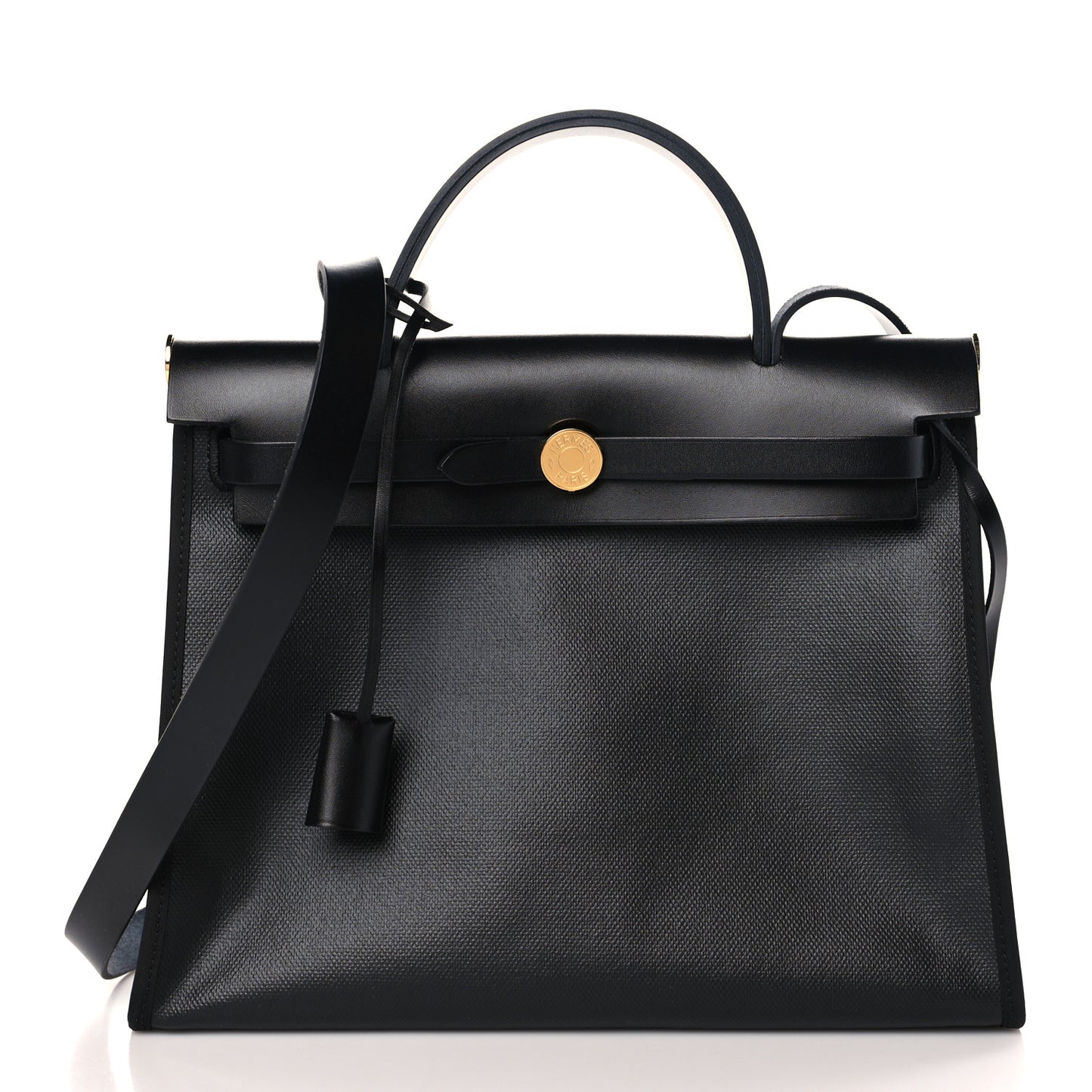 Toile H Berline Vache Hunter Herbag Zip PM 31 Black Ecru