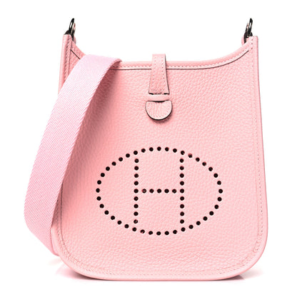 Hermes Taurillon Clemence Evelyne TPM Rose Sakura 1 of 11