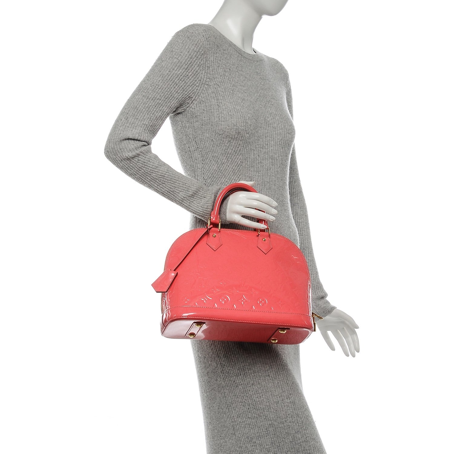 Louis Vuitton Vernis Alma PM Rose Litchi 2 of 19