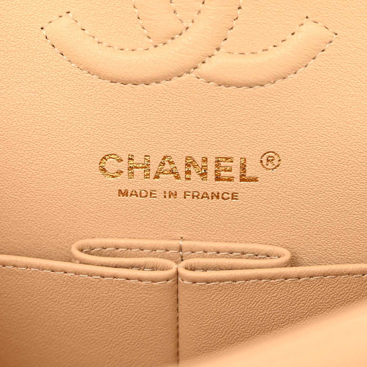 Chanel Caviar Quilted Small Double Flap Beige 6 of 11
