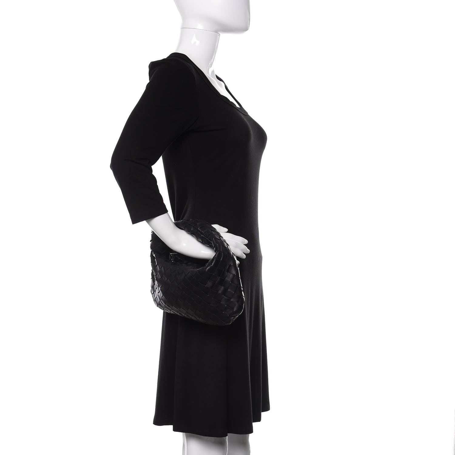 Bottega Veneta Nappa Intrecciato Mini Jodie Black 2 of 10