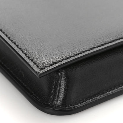 Saint Laurent Smooth Calfskin Monogram Phone Holder Crossbody Black 7 of 8
