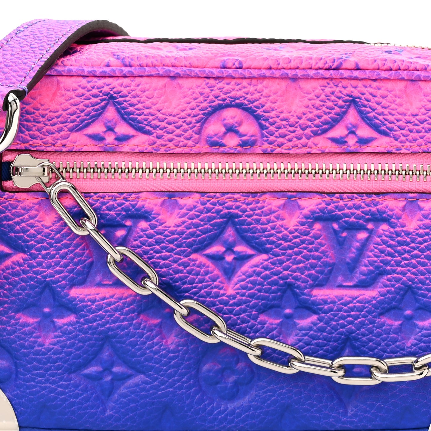 Taurillon Illusion Mini Soft Trunk Bleu Rose