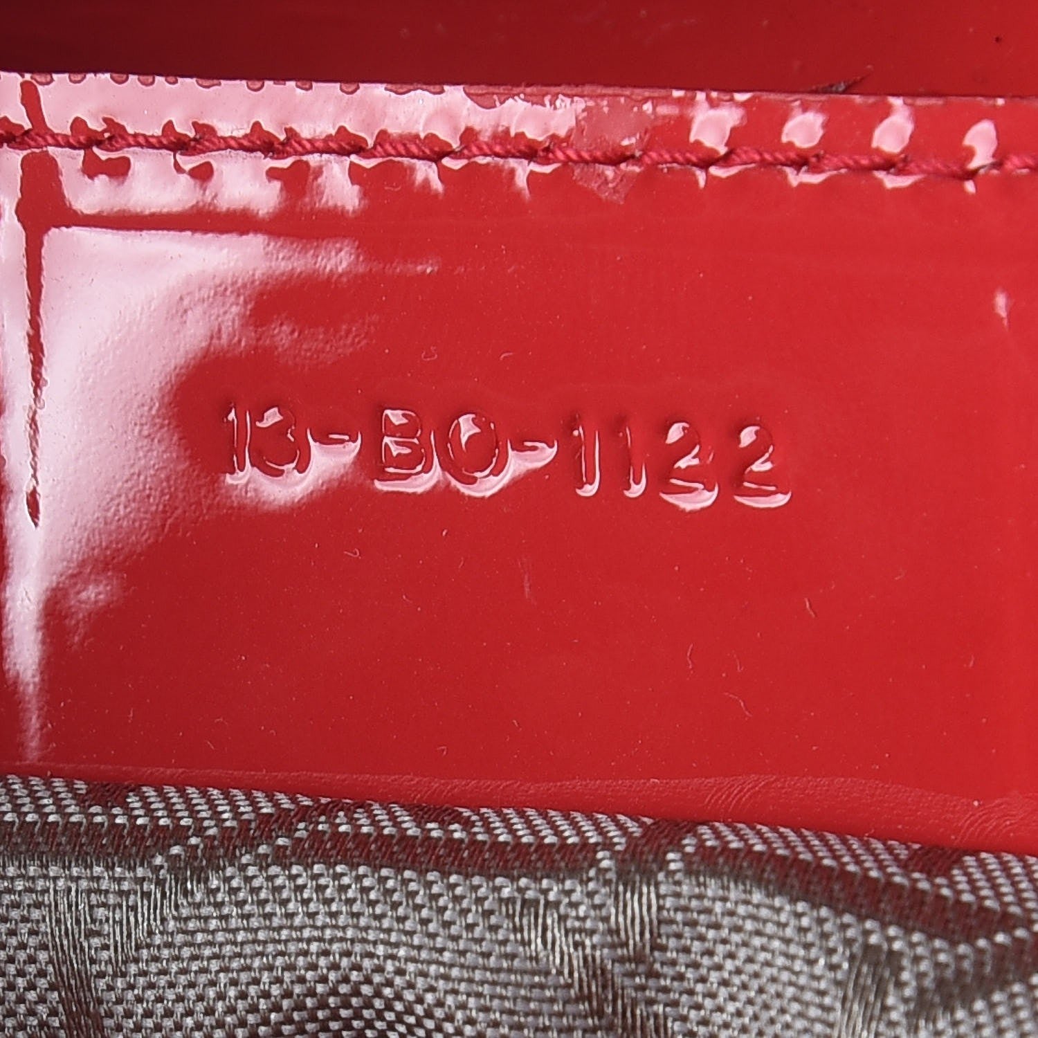 Christian Dior Patent Cannage Large Lady Dior Red 8 of 8