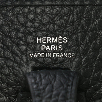 Hermes Taurillon Clemence Evelyne TPM Black 6 of 10