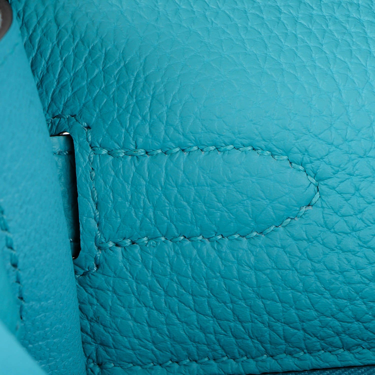 Hermes Togo Kelly Retourne 32 Bleu Atoll 11 of 25