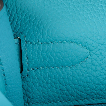 Hermes Togo Kelly Retourne 32 Bleu Atoll 11 of 25