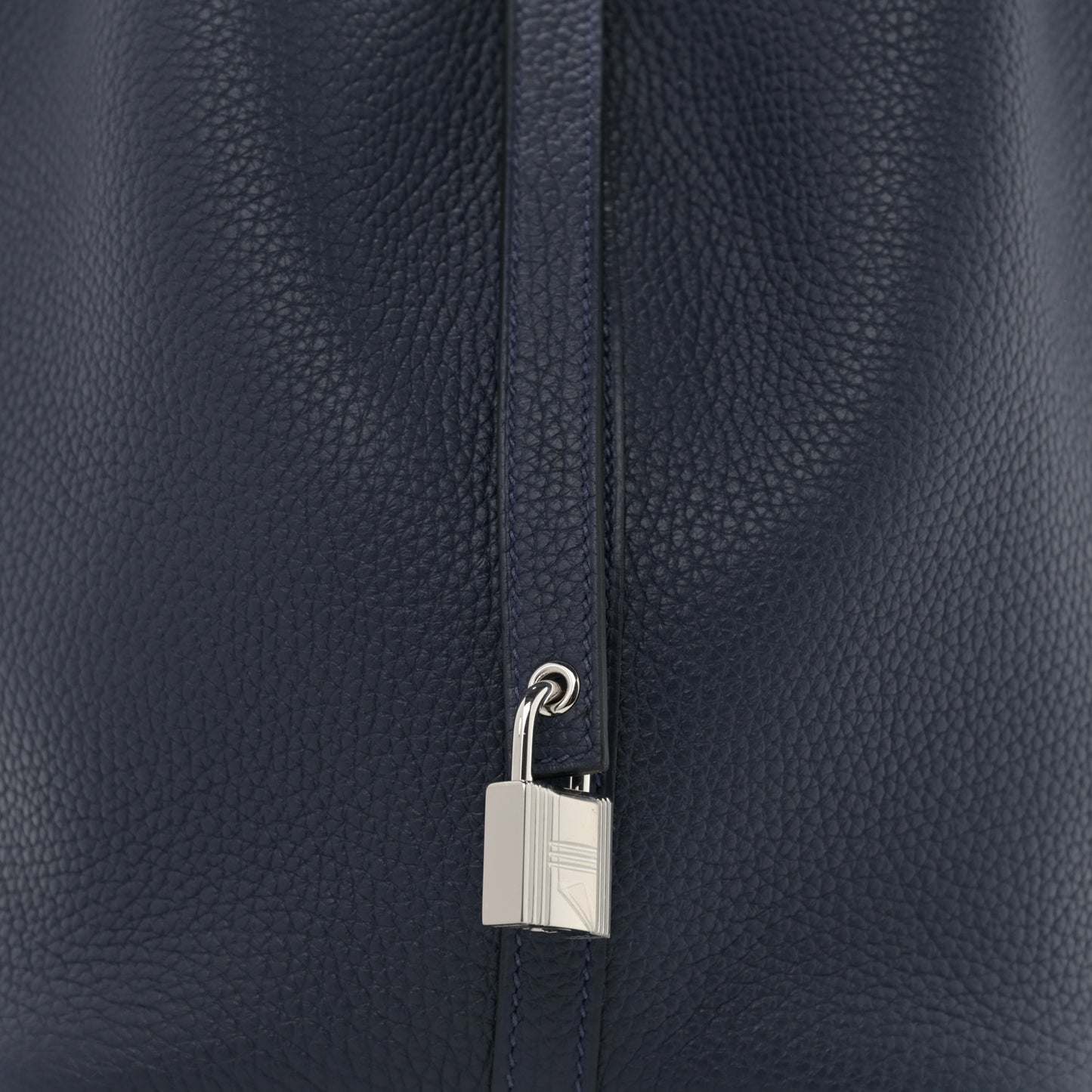 Taurillon Clemence Picotin Lock 22 MM Bleu Nuit