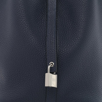 Hermes Taurillon Clemence Picotin Lock 22 MM Bleu Nuit 7 of 10
