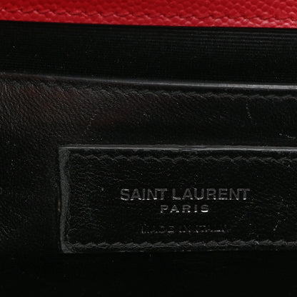 Saint Laurent Grain De Poudre Medium Monogram Kate Satchel New Lipstick 6 of 10