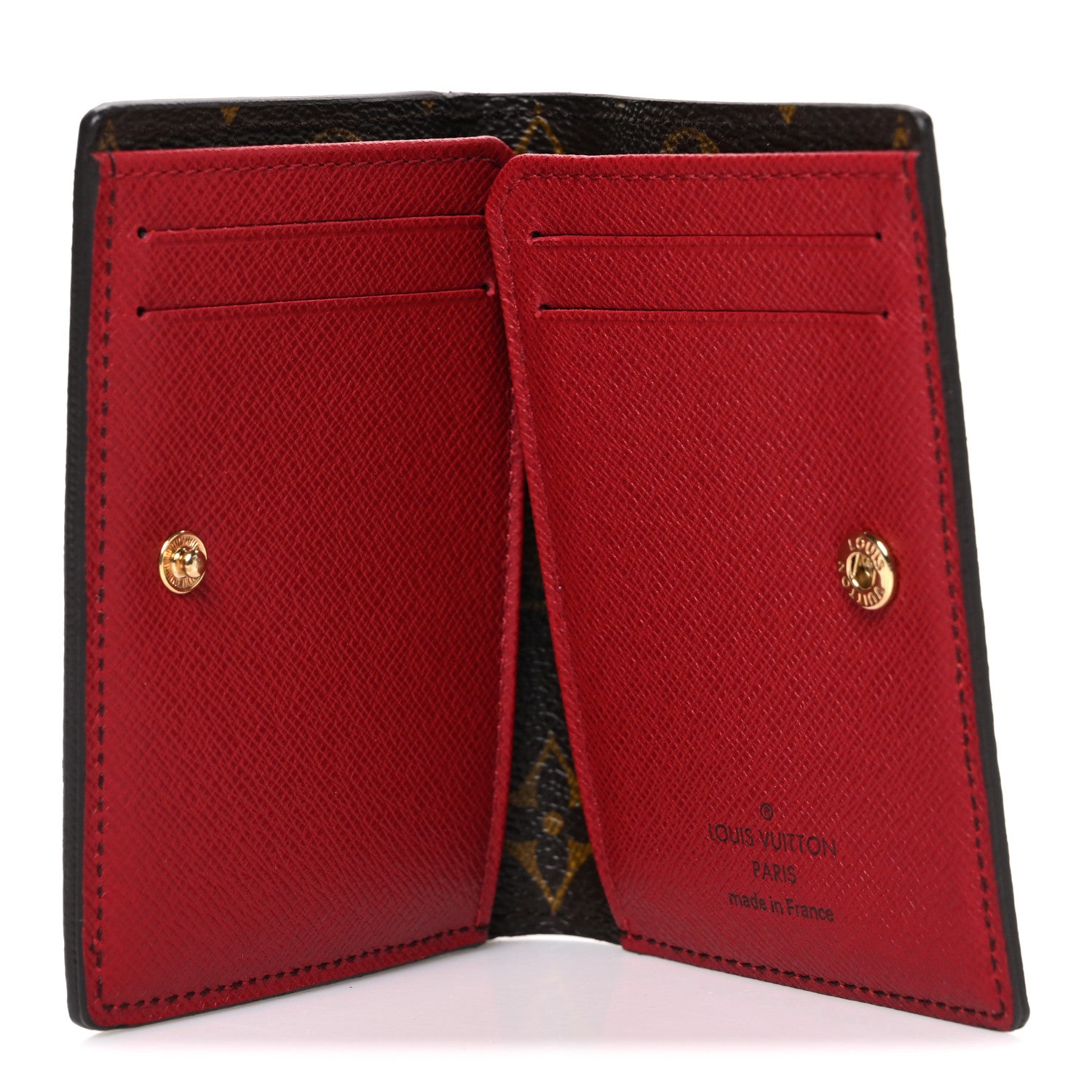Louis Vuitton Monogram Compact Marie Wallet Rouge 5 of 7