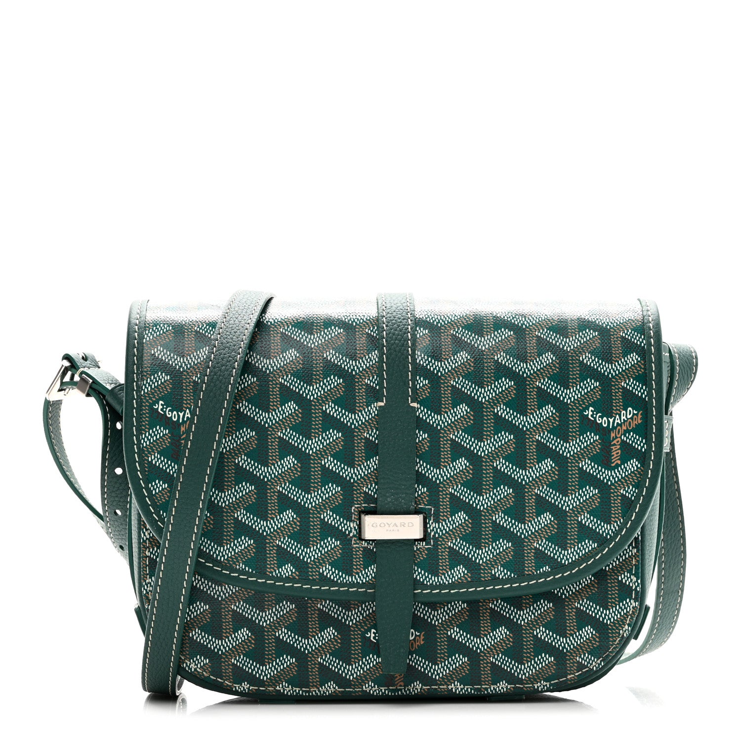 Goyard Goyardine Belvedere II PM Messenger Bag Green 1 of 9
