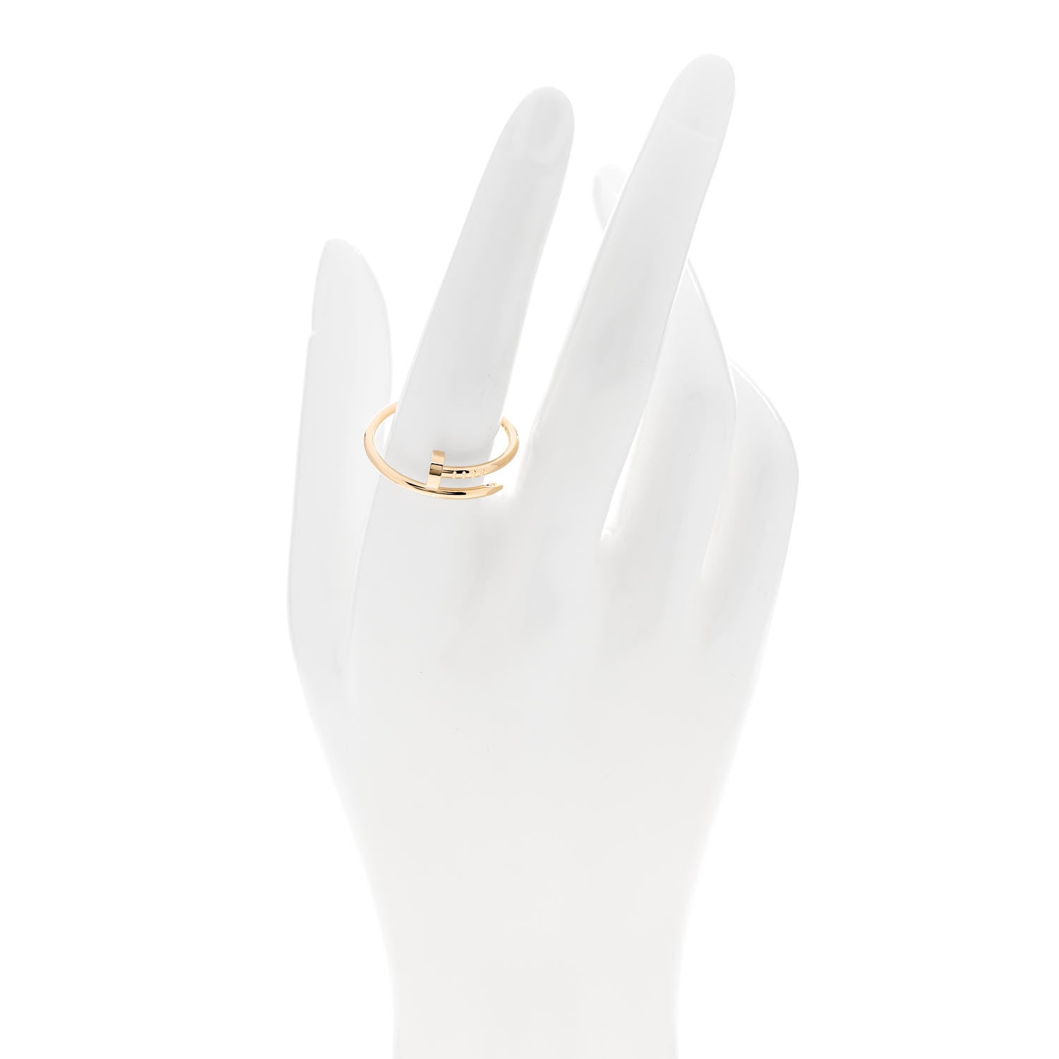 Cartier 18K Yellow Gold Small Juste Un Clou Ring 60 9 2 of 6