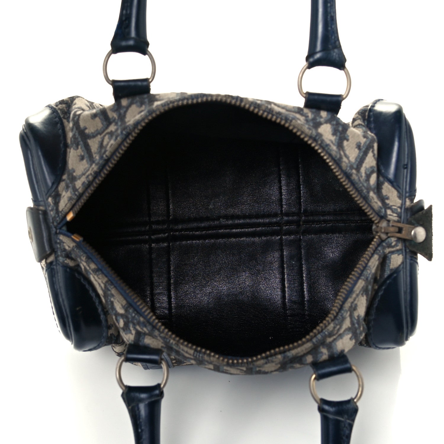 Christian Dior Monogram Boston Navy 7 of 11
