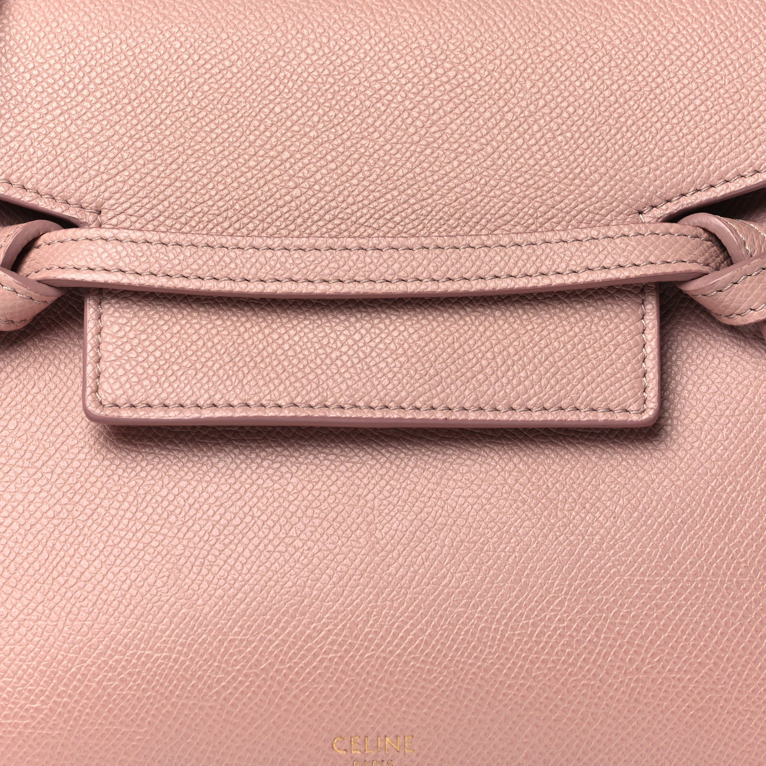 Celine Grained Calfskin Nano Belt Bag Dark Pink 6 of 8