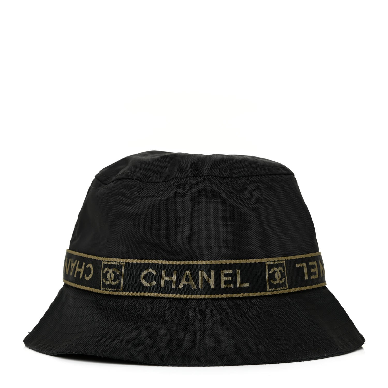 Chanel Nylon Logo Bucket Hat M Black 3 of 7