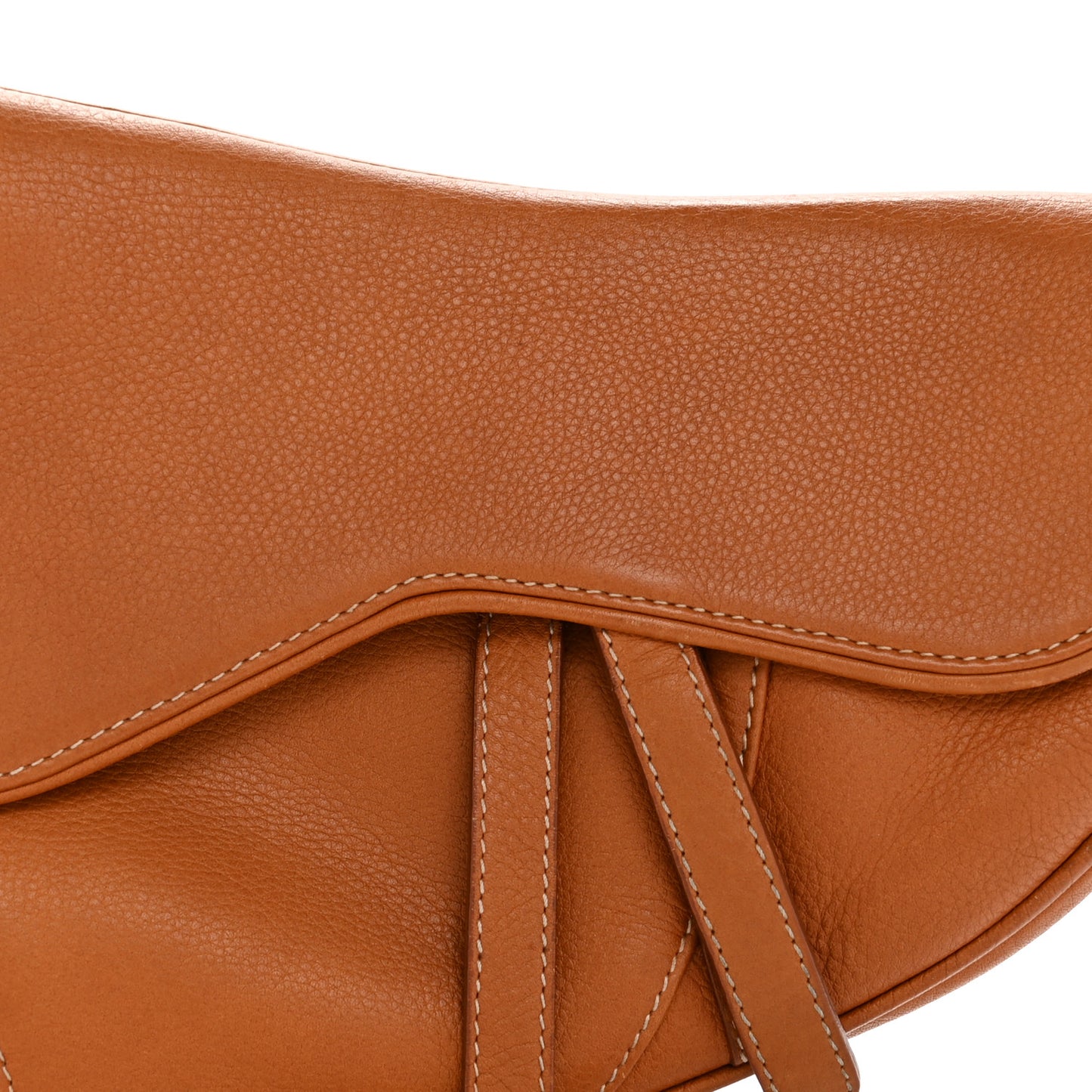 Calfskin Saddle Bag Tan