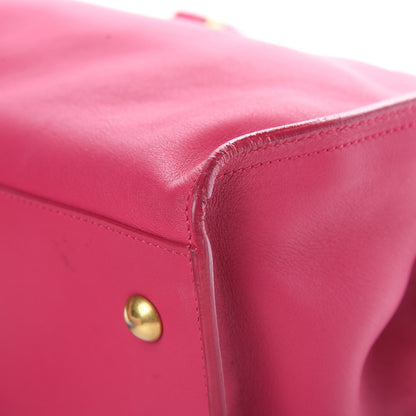 Saint Laurent Calfskin Small Classic Y Cabas Fuchsia 11 of 22
