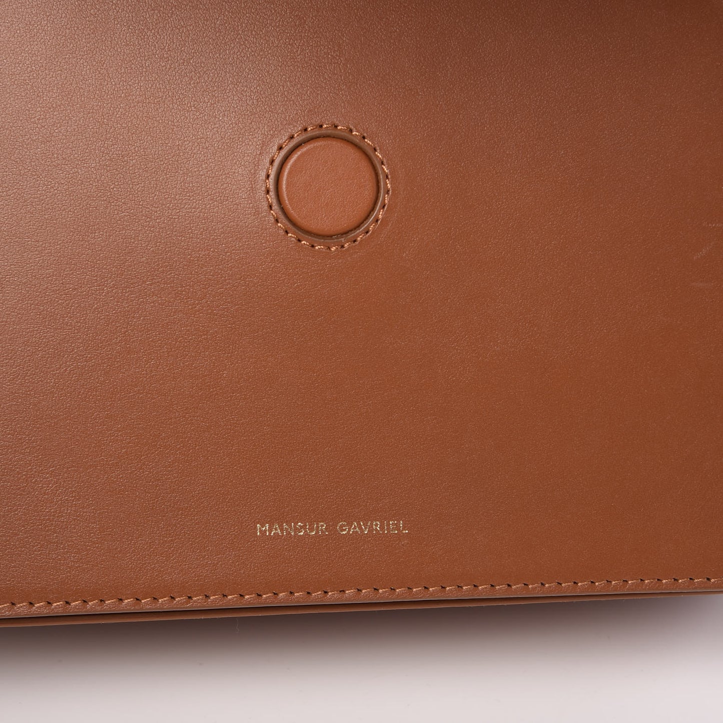 Calfskin Envelope Flap Crossbody Bag Saddle