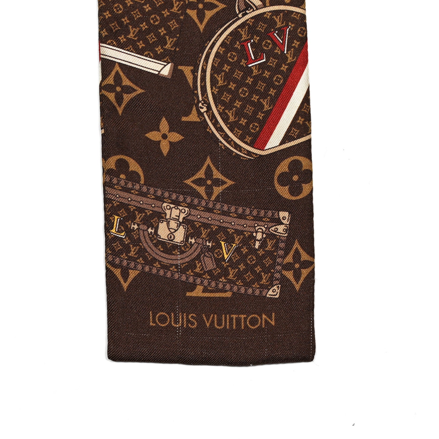 Silk Monogram Trunks Bandeau