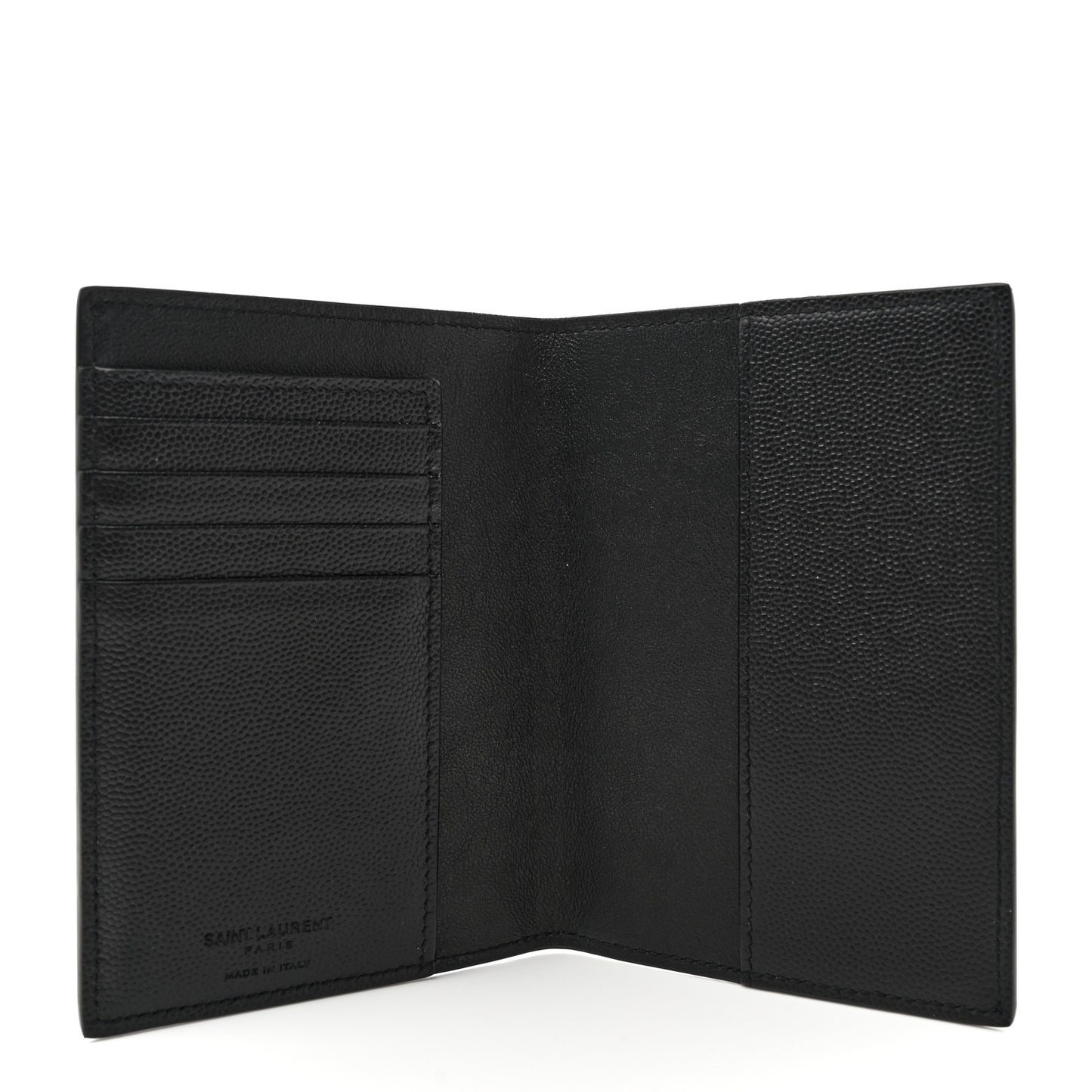 Grain De Poudre Passport Holder Black