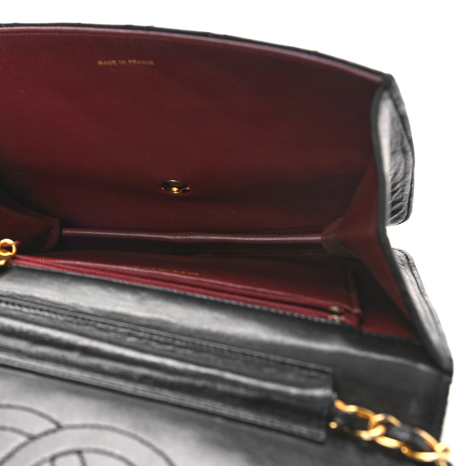 Chanel Lambskin Quilted Small Single Flap Bag Black 5 of 14