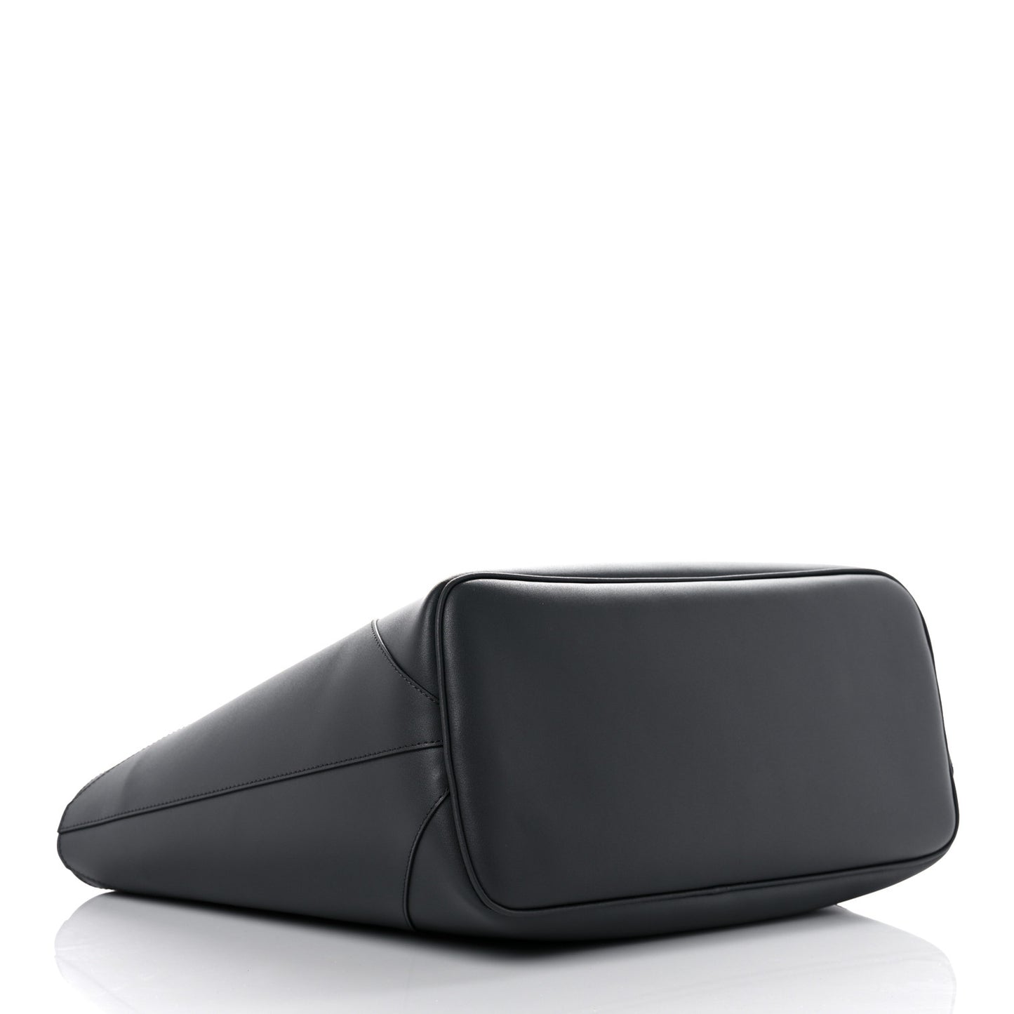 Smooth Calfskin Wing Shopper Tote Grey