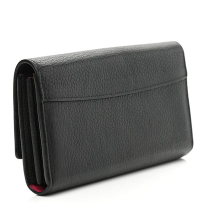Louis Vuitton Taurillon Capucines Wallet Black 3 of 9