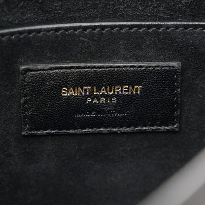 Saint Laurent Lambskin Amalia Flap Shoulder Bag Black 7 of 17