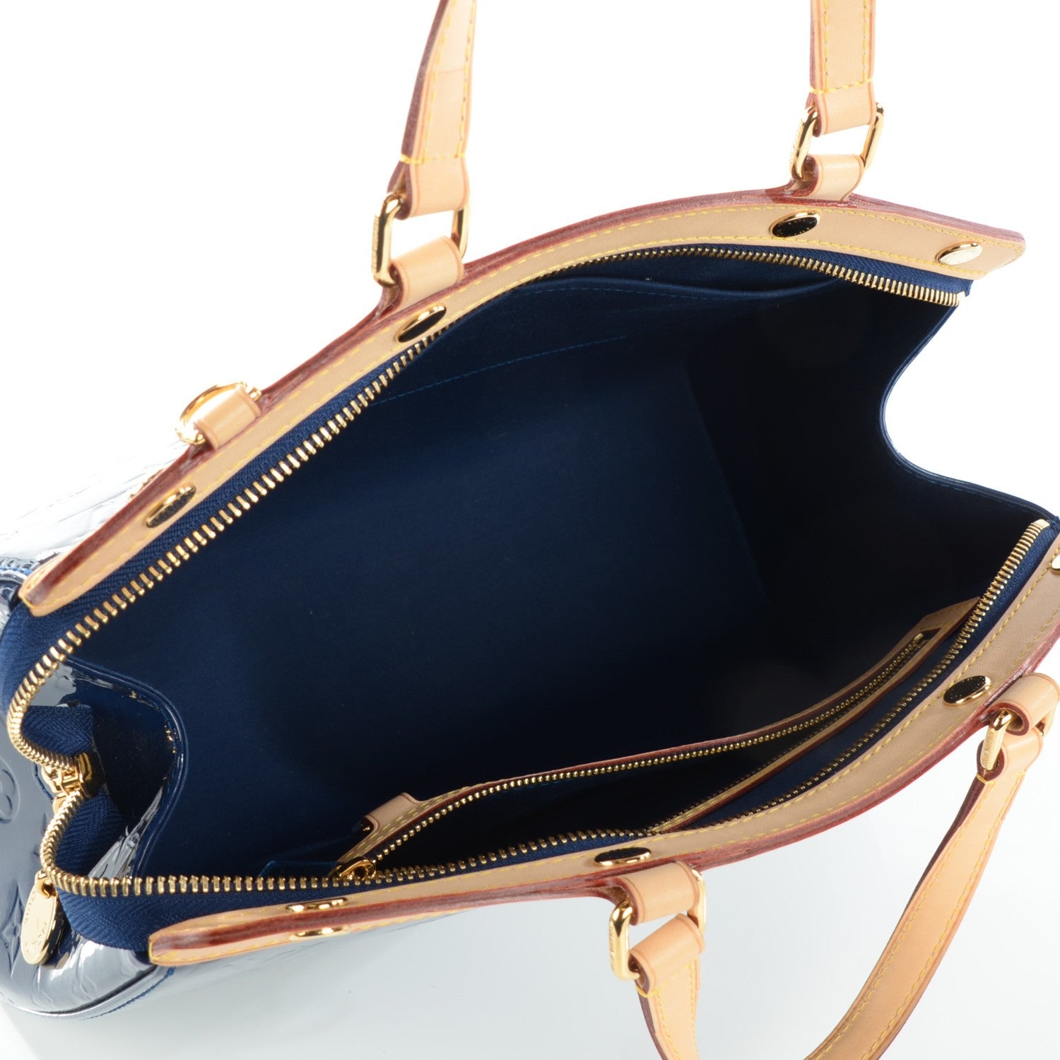 Louis Vuitton Vernis Brea MM Grand Blue 7 of 7