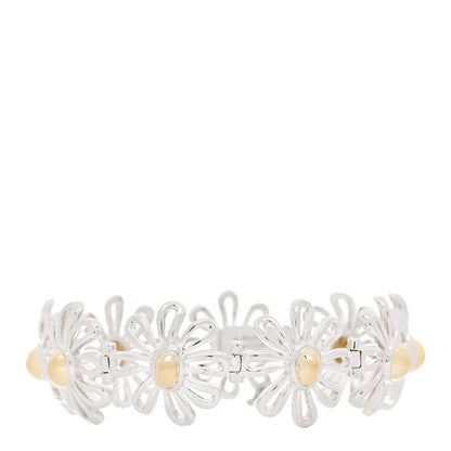 Tiffany Sterling Silver 18K Yellow Gold Paloma Picasso Daisy Bracelet 1 of 4