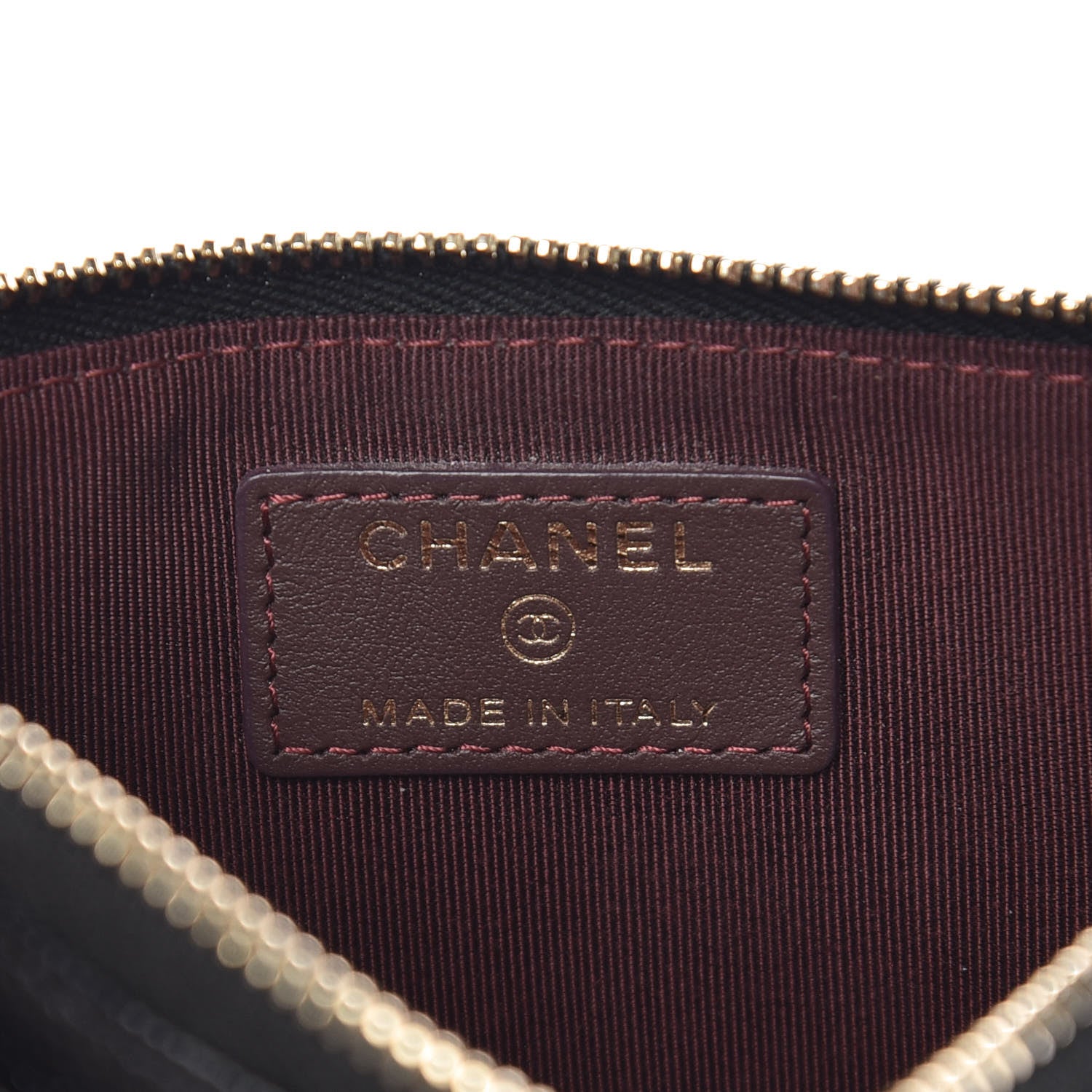 Chanel Caviar Quilted Classic Zip Pouch Black 6 of 8
